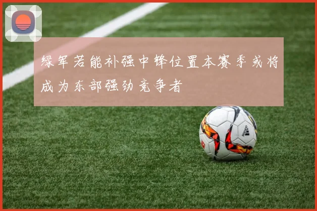 绿军若能补强中锋位置本赛季或将成为东部强劲竞争者
